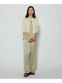 【L'EQUIPE】［eclat 2026年5月号掲載商品］ヴィンテージサテンパンツ 詳細画像 チャコール 16