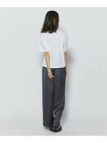 【L'EQUIPE】［eclat 2026年5月号掲載商品］ヴィンテージサテンパンツ 詳細画像 チャコール 20