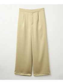 【L'EQUIPE】［eclat 2026年5月号掲載商品］ヴィンテージサテンパンツ 詳細画像 チャコール 31