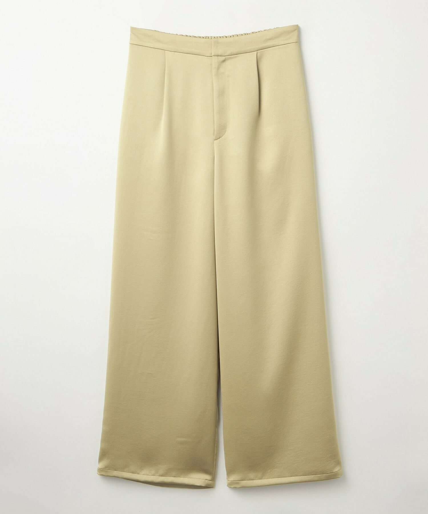 【L'EQUIPE】［eclat 2026年5月号掲載商品］ヴィンテージサテンパンツ 詳細画像 チャコール 31