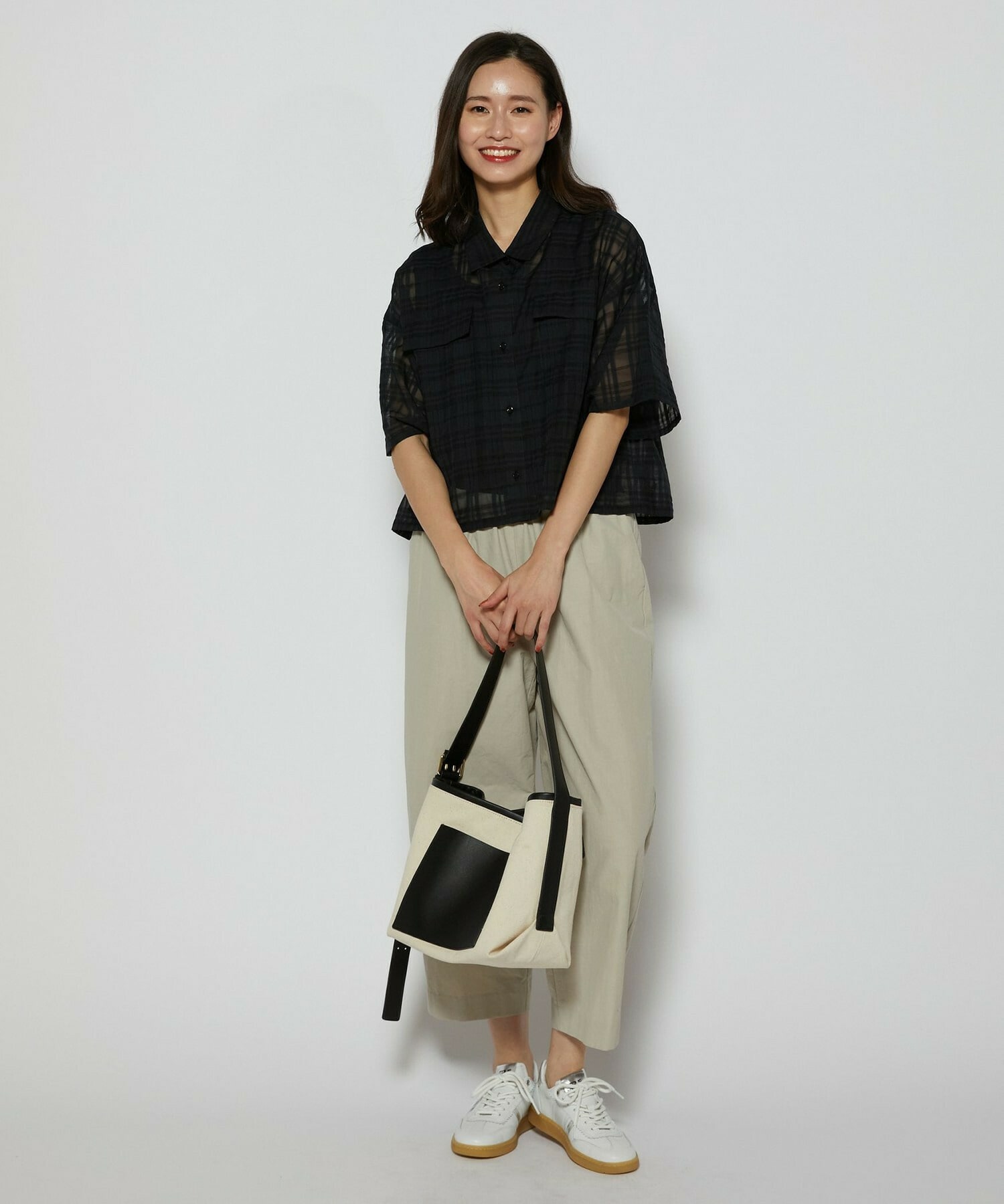 【L'EQUIPE】エアリータフタパンツ 詳細画像 ブラック 4