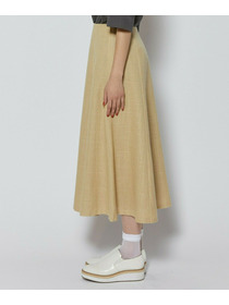 【L'EQUIPE】シルク混シャンブレースカート 詳細画像 ネイビー 12