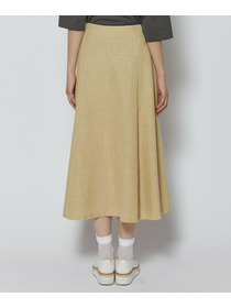 【L'EQUIPE】シルク混シャンブレースカート 詳細画像 ネイビー 13