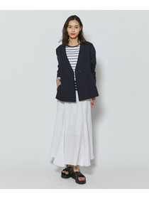 【L'EQUIPE】レーヨンリネンタンブラースカート 詳細画像 ブラック 16