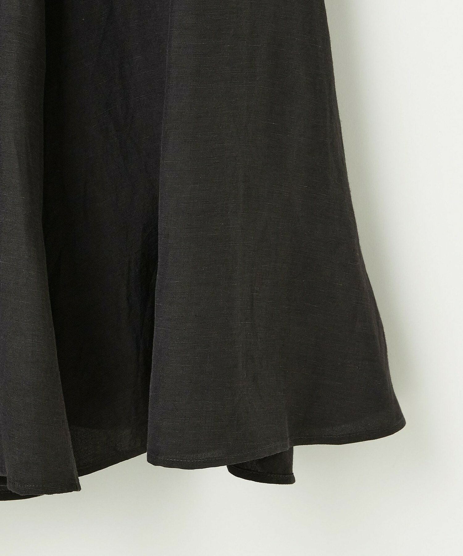 【L'EQUIPE】レーヨンリネンタンブラースカート 詳細画像 ブラック 34