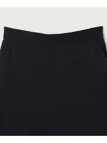 【L'EQUIPE】クリスピーリネンストレッチスカート 詳細画像 ネイビー 2