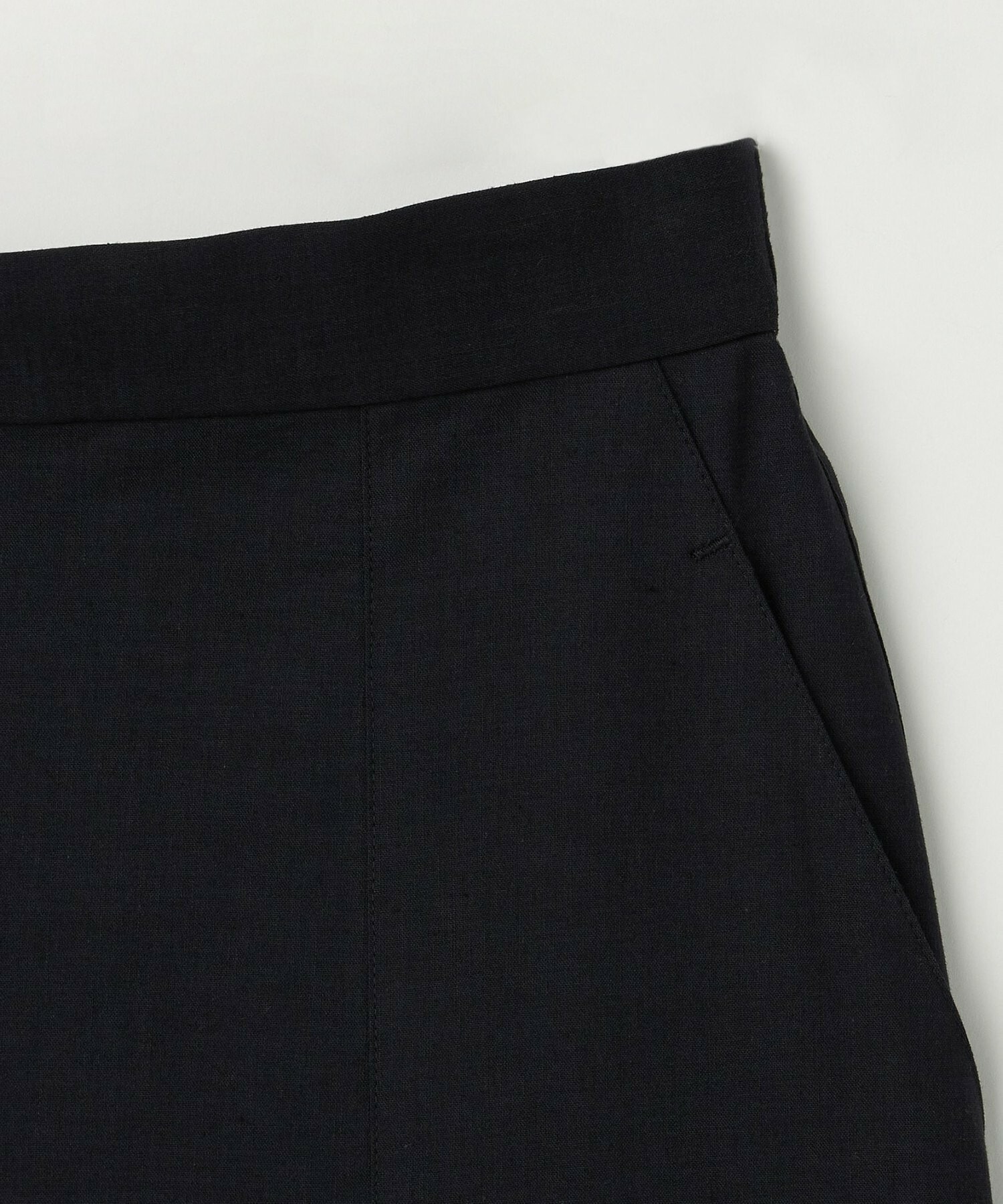 【L'EQUIPE】クリスピーリネンストレッチスカート 詳細画像 ネイビー 3