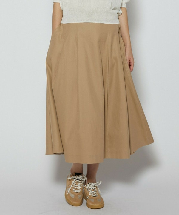 【L'EQUIPE】100/2オーガニックコットンスカート