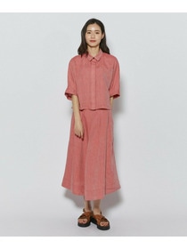 【L'EQUIPE】［eclat 2026年5月号掲載商品］ヘンプ麻スカート 詳細画像 ブラック系その他 1