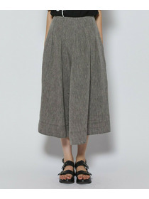 【L'EQUIPE】［eclat 2026年5月号掲載商品］ヘンプ麻スカート 詳細画像 ブラック系その他 13