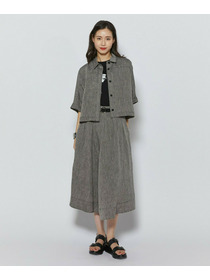 【L'EQUIPE】［eclat 2026年5月号掲載商品］ヘンプ麻スカート 詳細画像 ブラック系その他 8