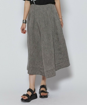 【L'EQUIPE】［eclat 2026年5月号掲載商品］ヘンプ麻スカート 詳細画像 ブラック系その他 1