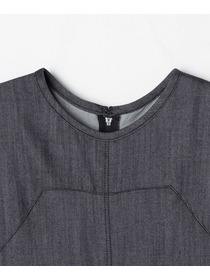 【GREEN】ソフトデニムワンピース 詳細画像 インディゴブルー 13