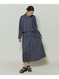 【GREEN】ソフトデニムワンピース 詳細画像 インディゴブルー 4