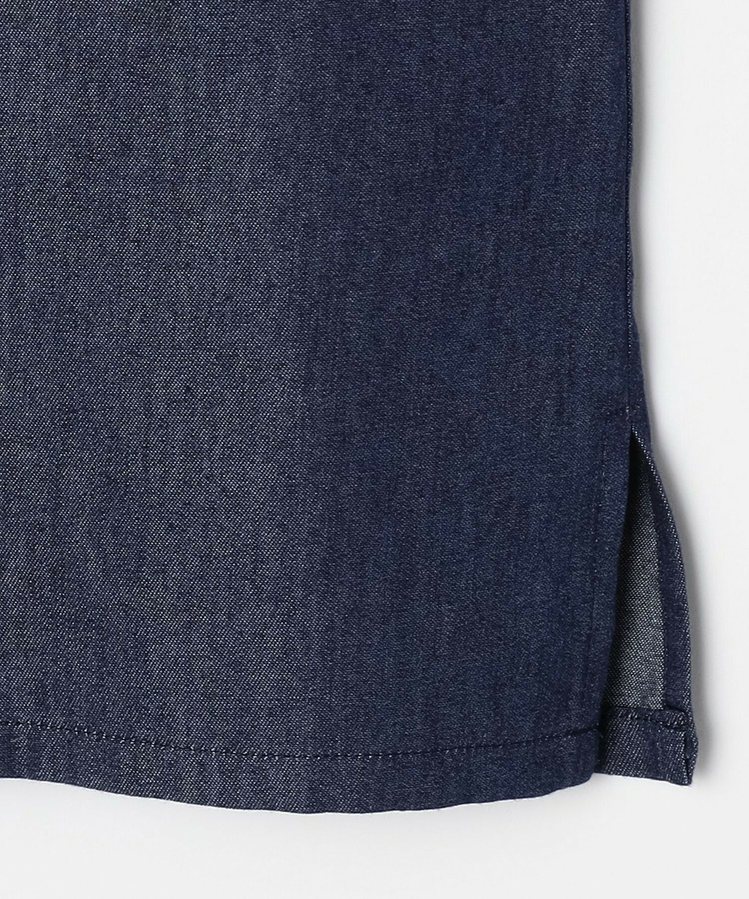 【GREEN】コットンリヨセルダンガリースクエアボリュームスリーブシャツ 詳細画像 ライトブルー 18