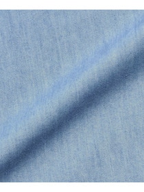 【GREEN】コットンリヨセルダンガリーバレルスリーブシャツ 詳細画像 ライトブルー 13