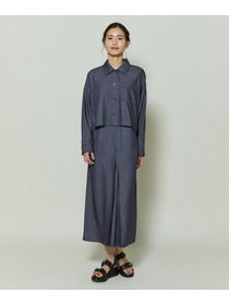 【GREEN】ソフトデニムブラウス 詳細画像 インディゴブルー 1