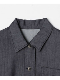 【GREEN】ソフトデニムブラウス 詳細画像 インディゴブルー 11