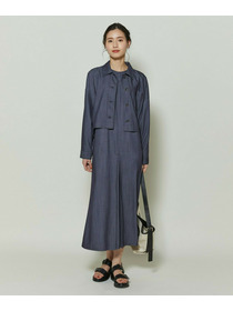 【GREEN】ソフトデニムブラウス 詳細画像 インディゴブルー 5