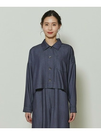 【GREEN】ソフトデニムブラウス 詳細画像 インディゴブルー 6