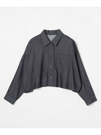【GREEN】ソフトデニムブラウス 詳細画像 インディゴブルー 9