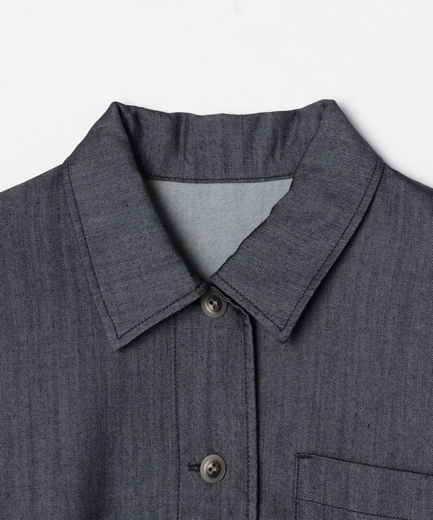 【GREEN】ソフトデニムブラウス 詳細画像 インディゴブルー 11