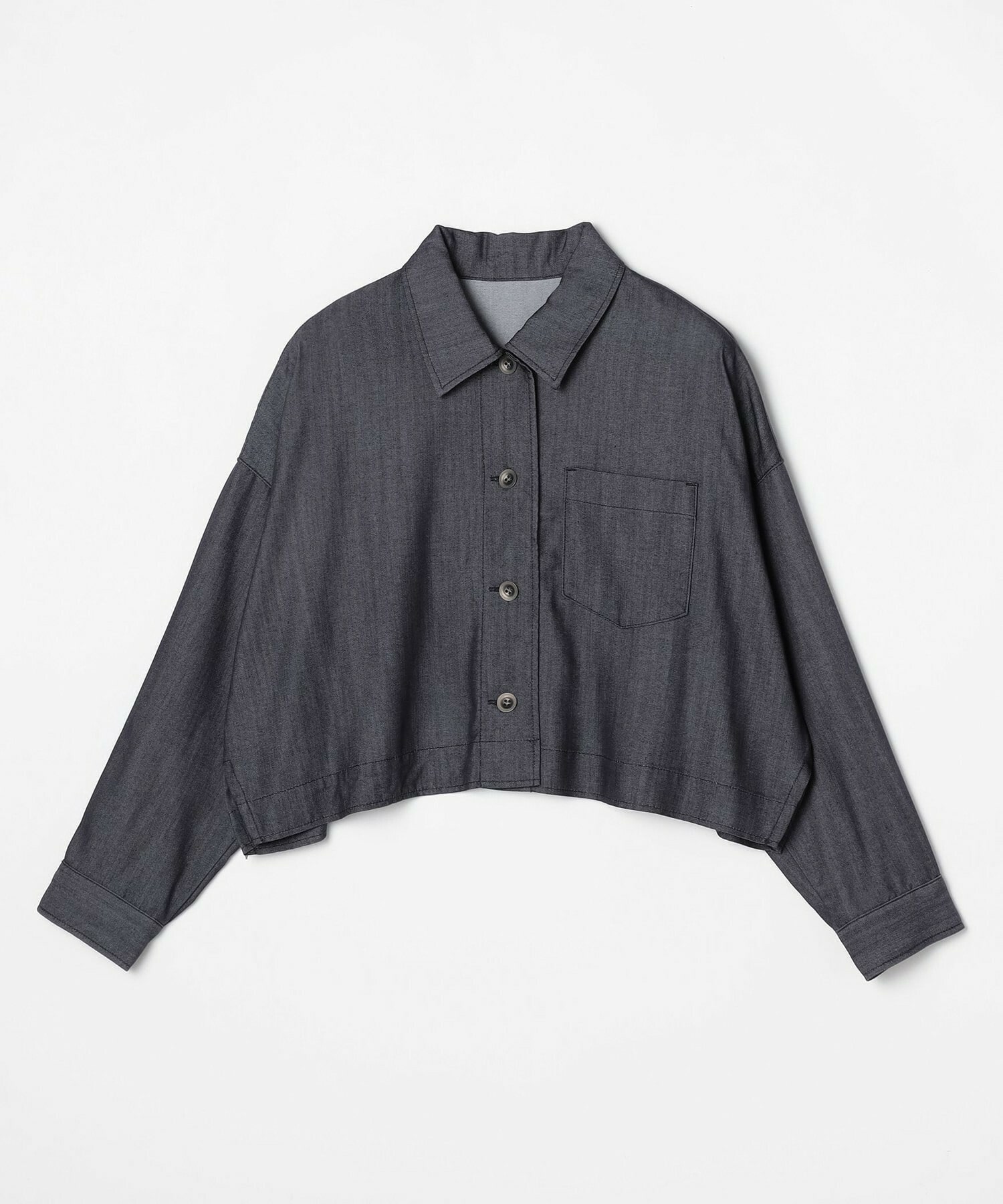 【GREEN】ソフトデニムブラウス 詳細画像 インディゴブルー 9