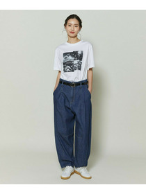 【GREEN】リサイクルデニムパンツ 詳細画像 インディゴブルー 7