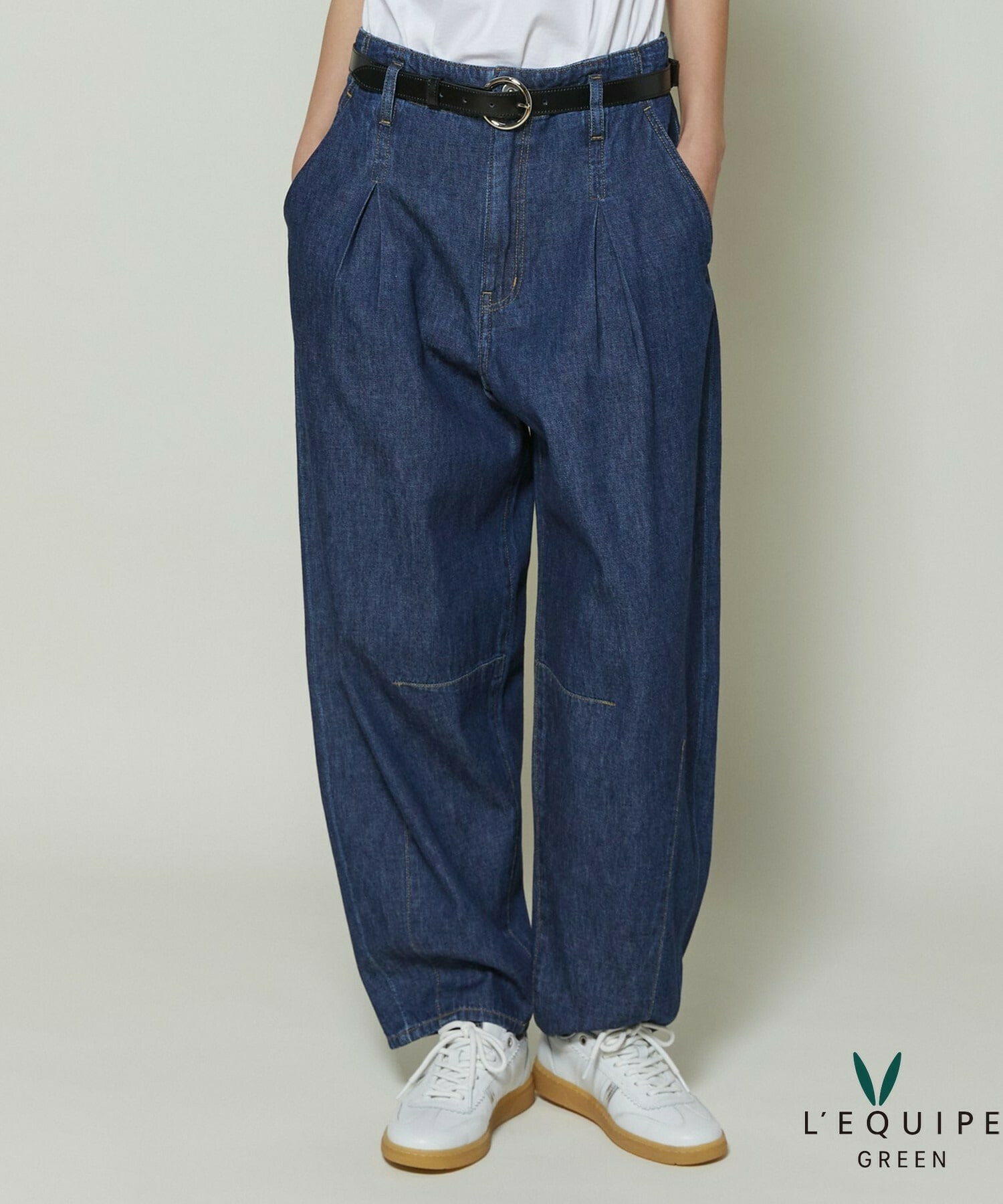 【GREEN】リサイクルデニムパンツ 詳細画像 インディゴブルー 1