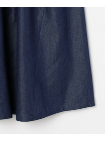 【GREEN】コットンリヨセルダンガリースカート 詳細画像 ライトブルー 17