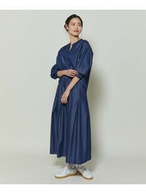 【GREEN】コットンリヨセルダンガリースカート 詳細画像 ライトブルー 7