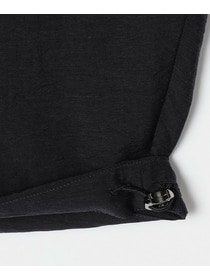 【GREEN】シルク混エアリー平織ブラウス 詳細画像 ネイビー 19