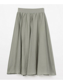 【GREEN】シルク混エアリー平織スカート 詳細画像 ネイビー 21