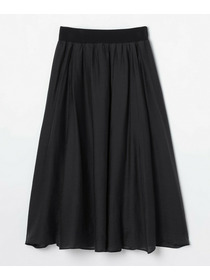 【GREEN】シルク混エアリー平織スカート 詳細画像 ネイビー 31