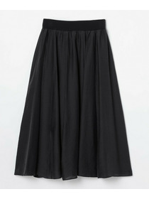 【GREEN】シルク混エアリー平織スカート 詳細画像 ネイビー 32