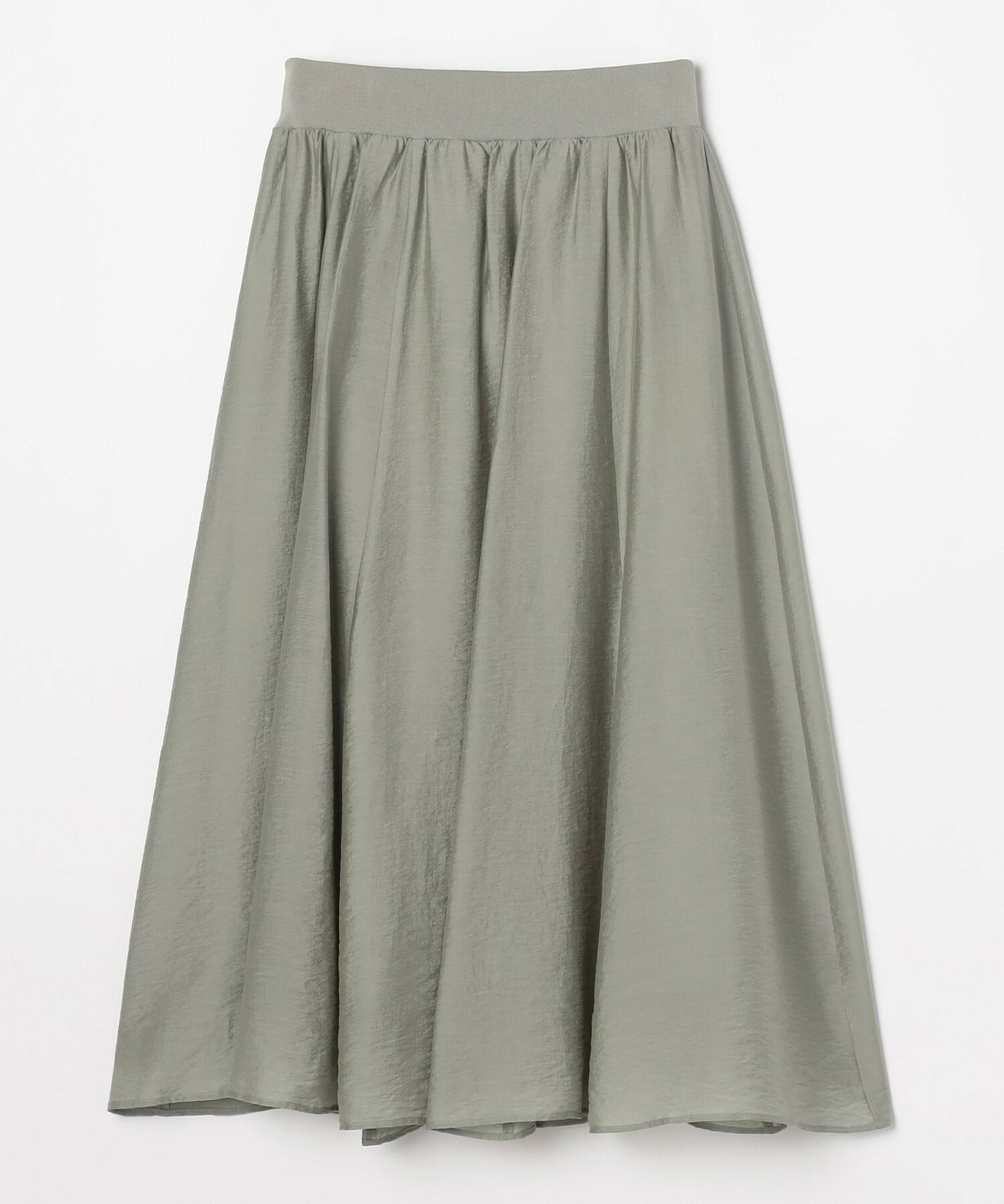 【GREEN】シルク混エアリー平織スカート 詳細画像 ネイビー 21