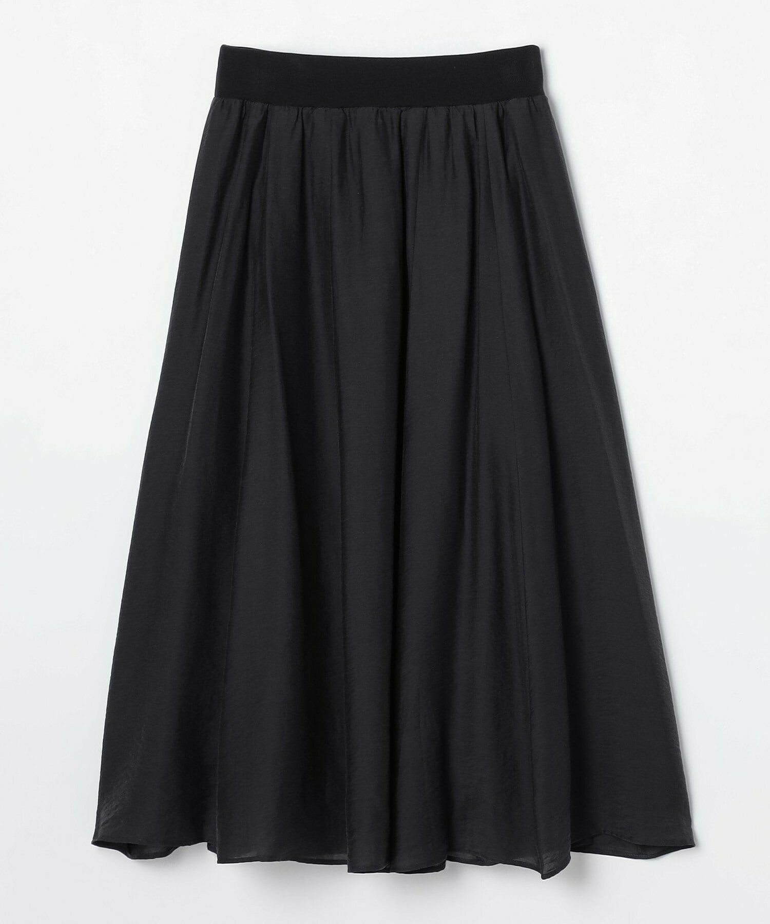 【GREEN】シルク混エアリー平織スカート 詳細画像 ネイビー 31