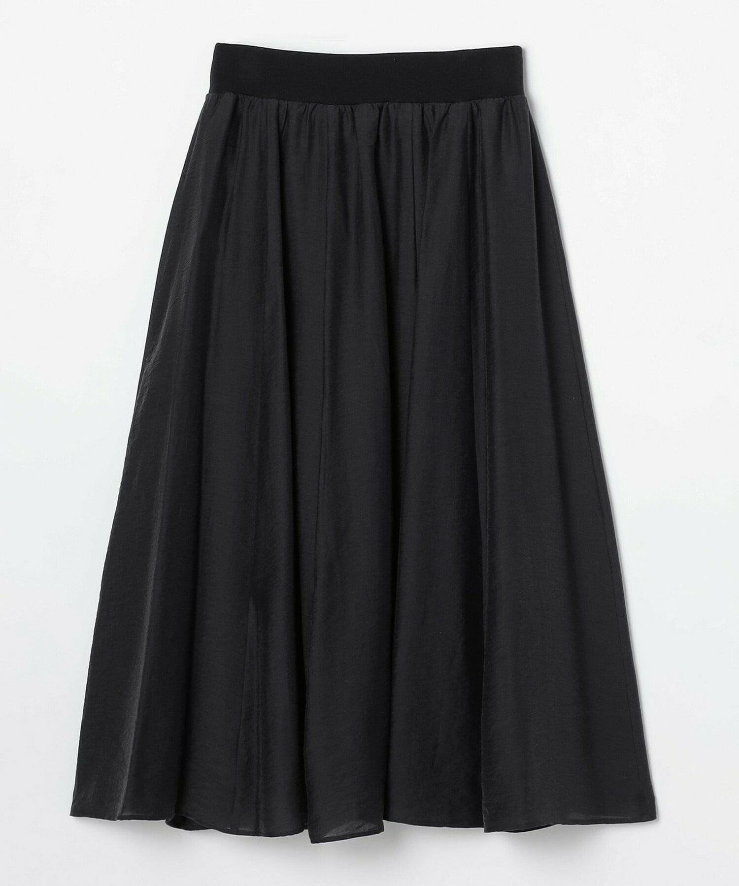 【GREEN】シルク混エアリー平織スカート 詳細画像 ネイビー 32