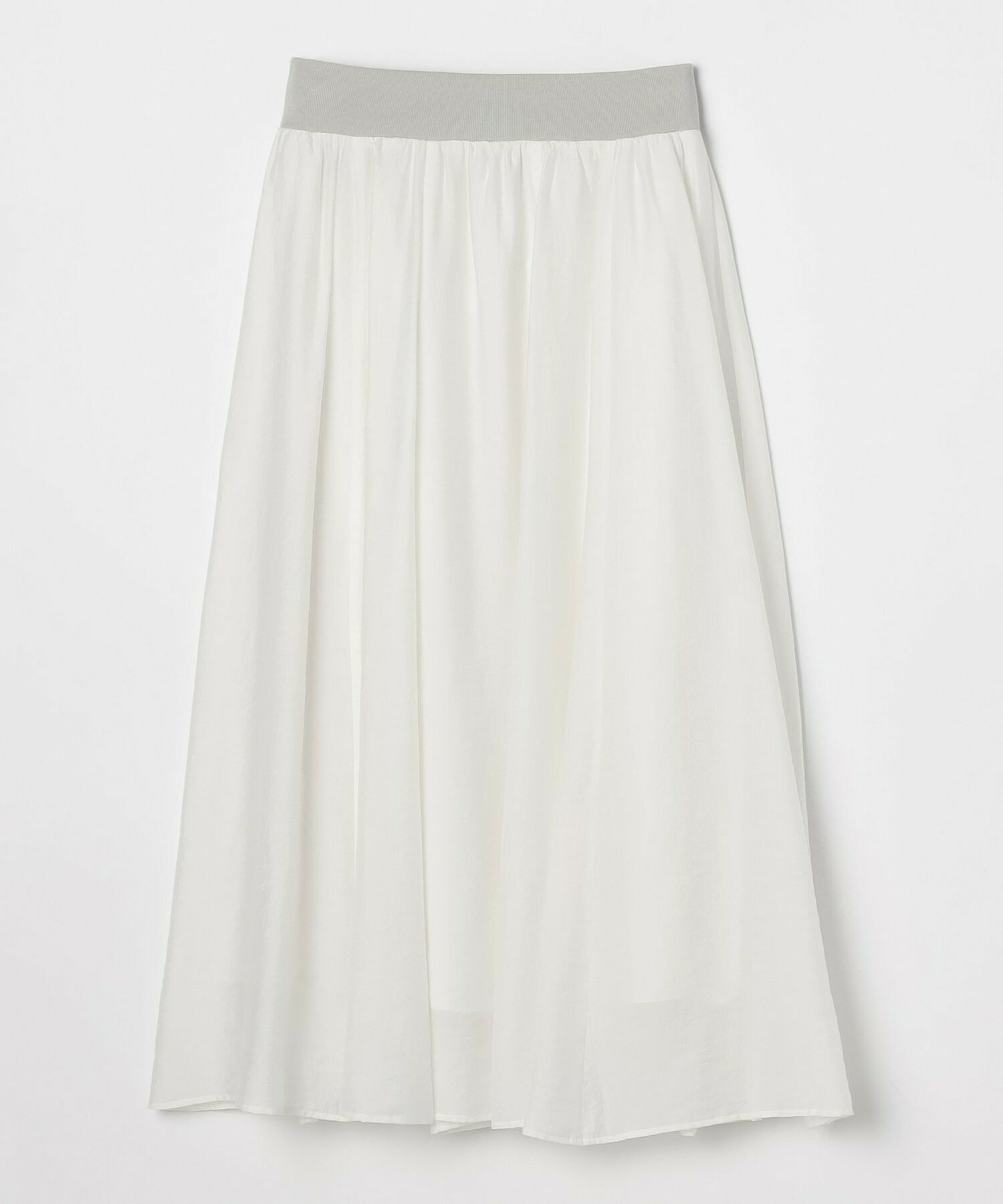 【GREEN】シルク混エアリー平織スカート 詳細画像 ネイビー 9