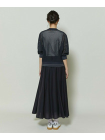 【GREEN】和紙メッシュショートブルゾン 詳細画像 ネイビー 18