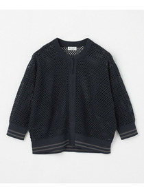 【GREEN】和紙メッシュショートブルゾン 詳細画像 ネイビー 19