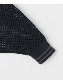 【GREEN】和紙メッシュショートブルゾン 詳細画像 ネイビー 22