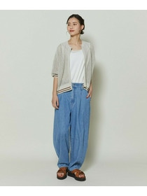 【GREEN】和紙メッシュショートブルゾン 詳細画像 ネイビー 6