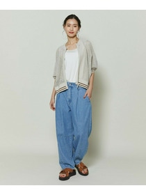 【GREEN】和紙メッシュショートブルゾン 詳細画像 ネイビー 7