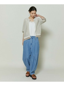 【GREEN】和紙メッシュショートブルゾン 詳細画像 ネイビー 9