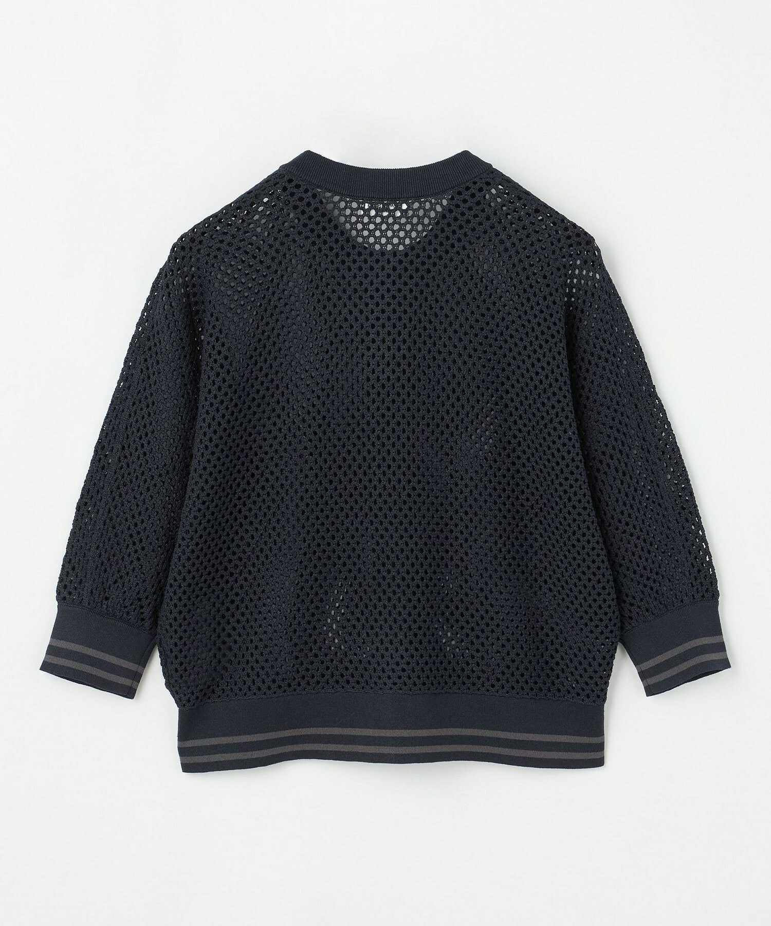 【GREEN】和紙メッシュショートブルゾン 詳細画像 ネイビー 20