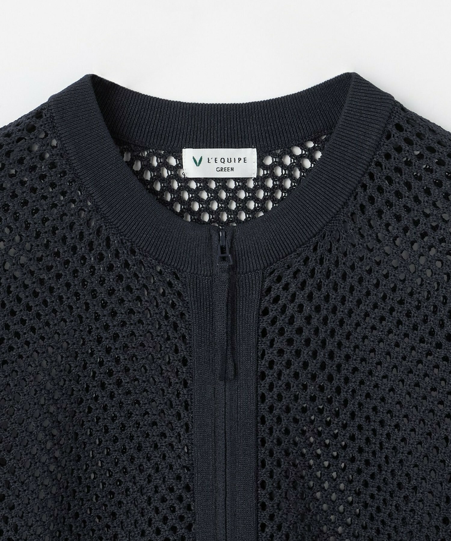 【GREEN】和紙メッシュショートブルゾン 詳細画像 ネイビー 21