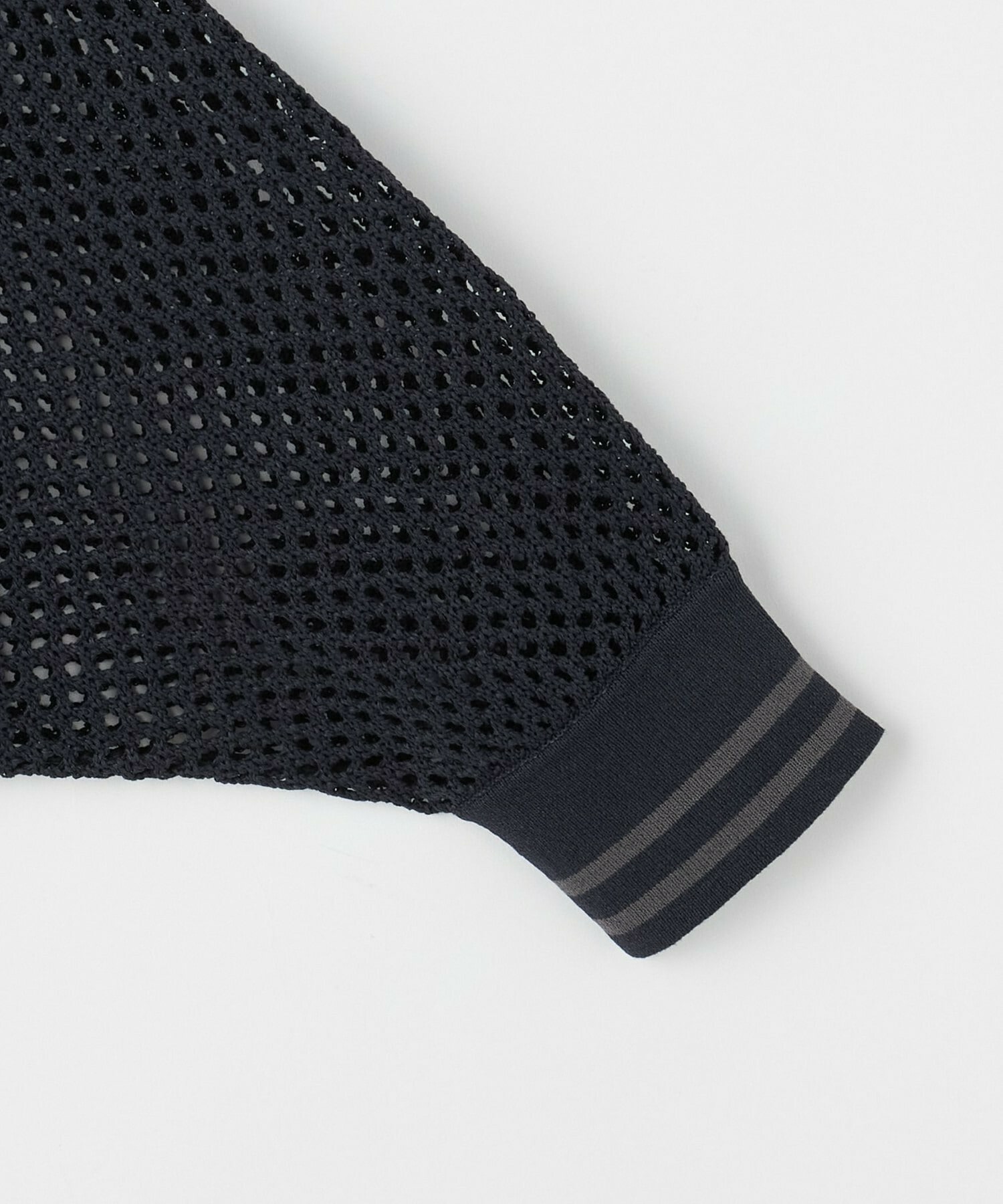 【GREEN】和紙メッシュショートブルゾン 詳細画像 ネイビー 22