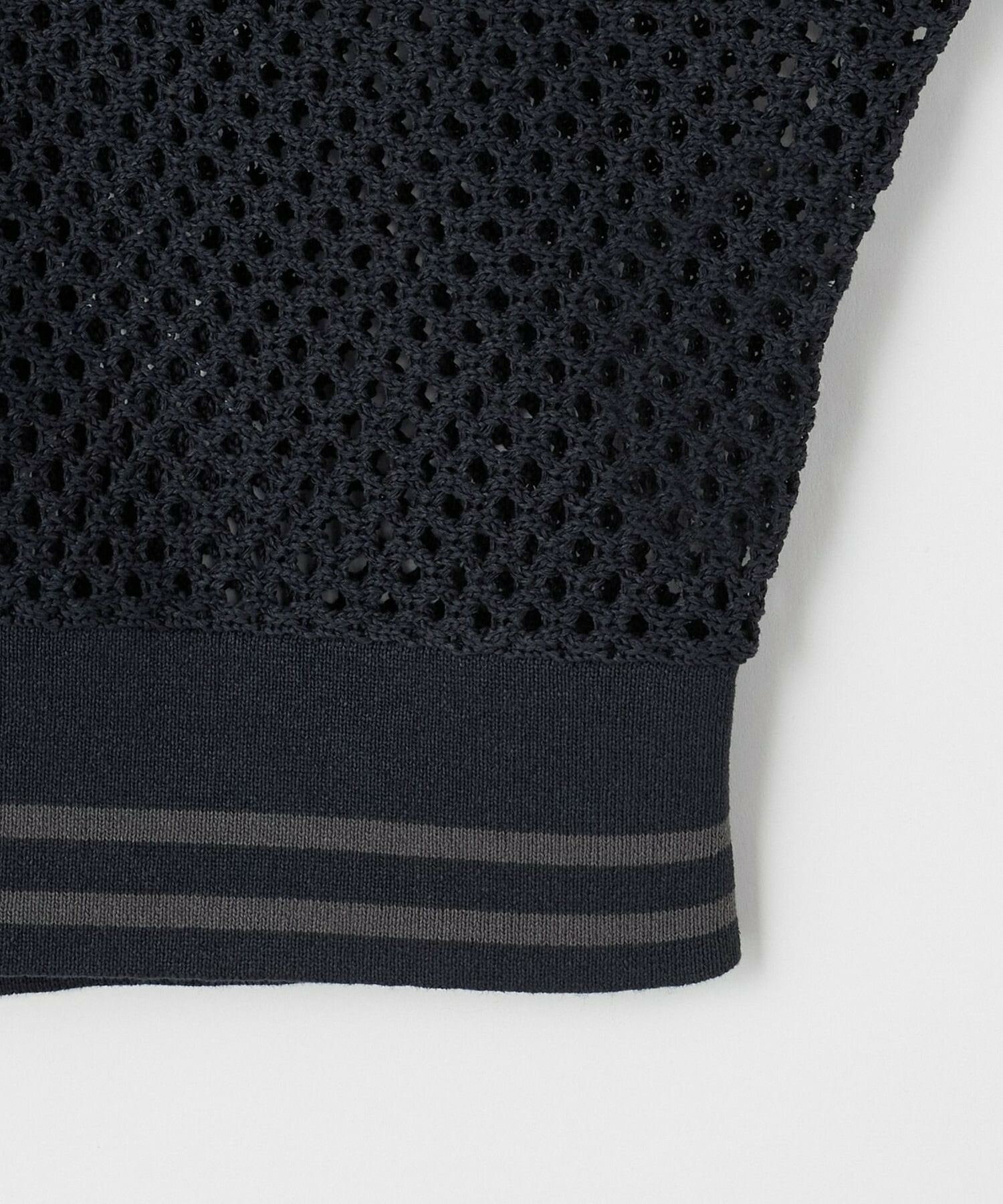 【GREEN】和紙メッシュショートブルゾン 詳細画像 ネイビー 23