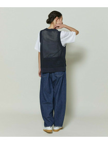 【GREEN】和紙メッシュジレ 詳細画像 ネイビー 10